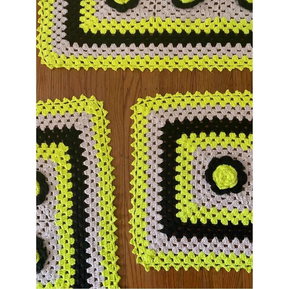 New Set of 3 Handmade Rug/Mat Crochet